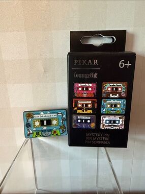 Loungefly Pixar Blue and Black Toy Story Cassette Mystery Pin